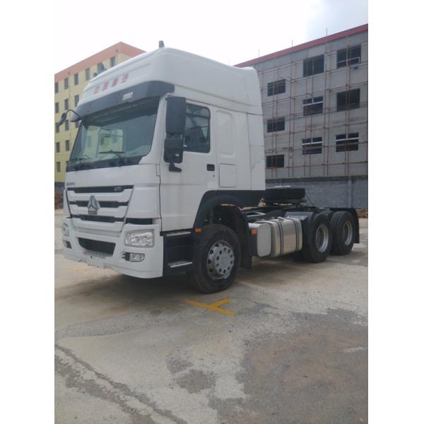 White Sinotruk Howo 6x4 Euro 2 Prime Mover Truck With 420 HP Tractor Head