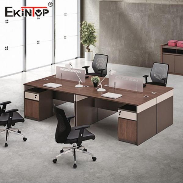 Многофункциональные кабины стола офиса, деревянный стол рабочего места для клерка офиса