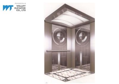Fashionable Elevator Cabin Decoration Height 2300 / 2600MM With Personalized Panel