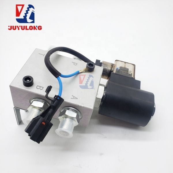 Excavator Quick Connector Solenoid Valve 12V/24V Coil Hydraulic Quick Connect Change Valve for New & Used Excavators