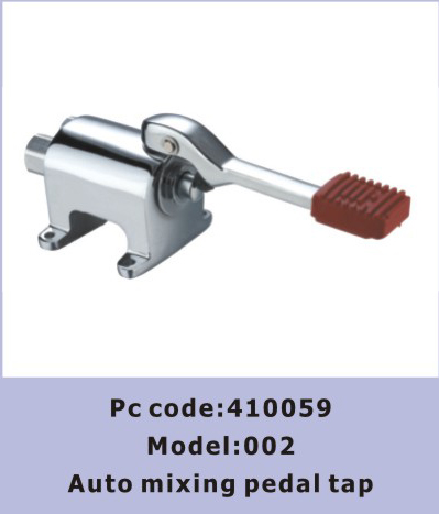 Auto Commercial Kitchen Dishwasher Single / 2 Color Double Channel Pedal Tap