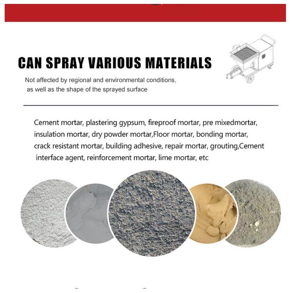 35L/min Pre Mixed Mortar Spray Machine 220V Dry Powder Spray Machine For Wall