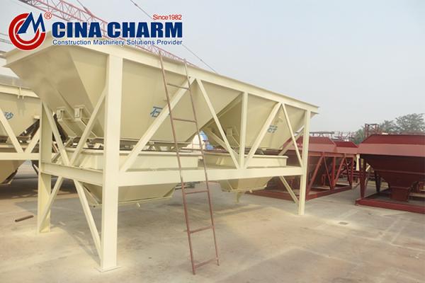 Ready mix three bins automatic Concrete Batching machine with weighing system