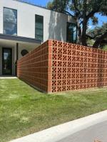 Oem Decoração de jardim Bloco de brisa de argila Painéis de divisória de parede ocos