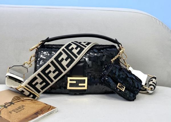 Bead Piece Decoration Bling Bag Unque Shine Cross-Body Bag Baguette Bag