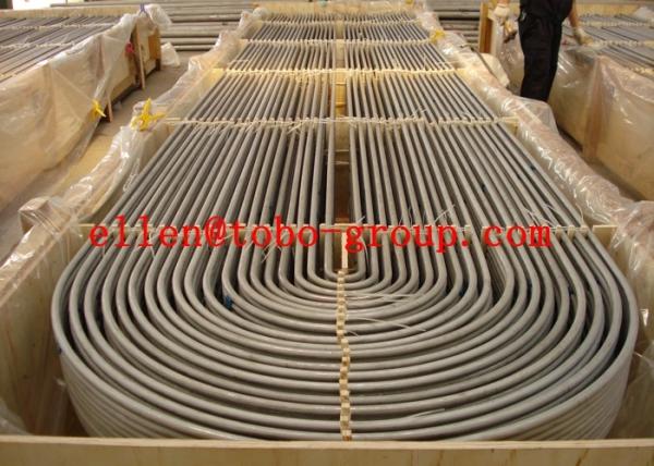 ASME B163 B677 Stainless Steel U Bends , Stainless Exhaust Tubing