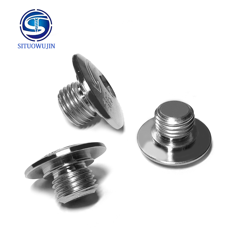 Custom M12 Pan Head Hexagon Socket Screw CNC Machined Stainless Steel Inner Hex Fastener Mechanical Hardware Bolt