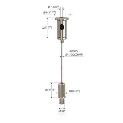 Systèmes de la suspension de finition de fil de panneau d'Assemblée YW86003 réglable
