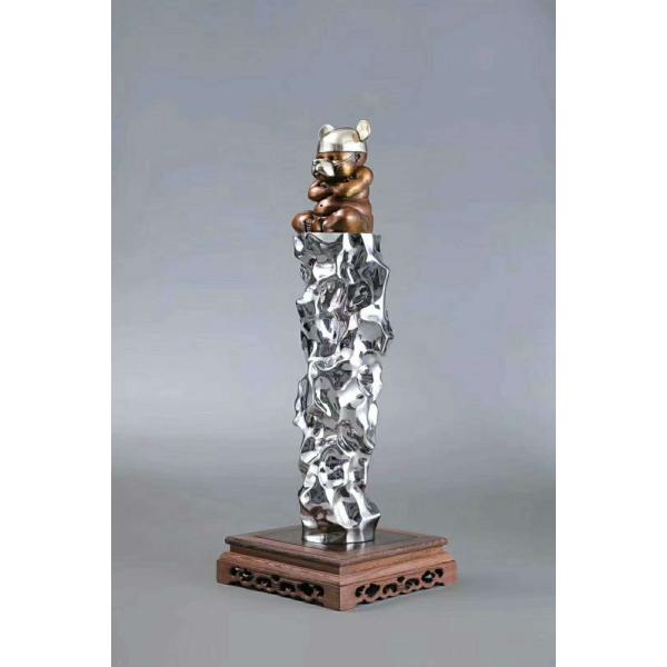 stainless steel sculpture for artist ,mirror finish ,China stainless steel Sculpture supplier