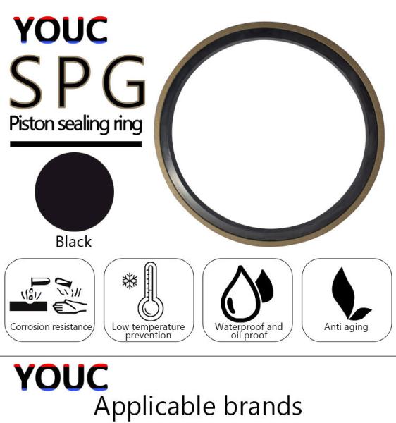 Cylinder High Pressure Resistant Piston Seal SPG 50*40*4.3 for Machinery Repair Shops