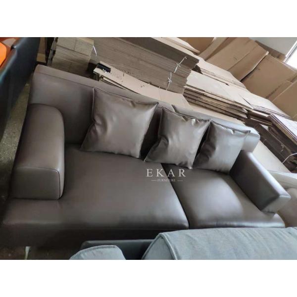 Italian Brand Designs Fancy Grey 3 Seater Sofa Living Room Furniture