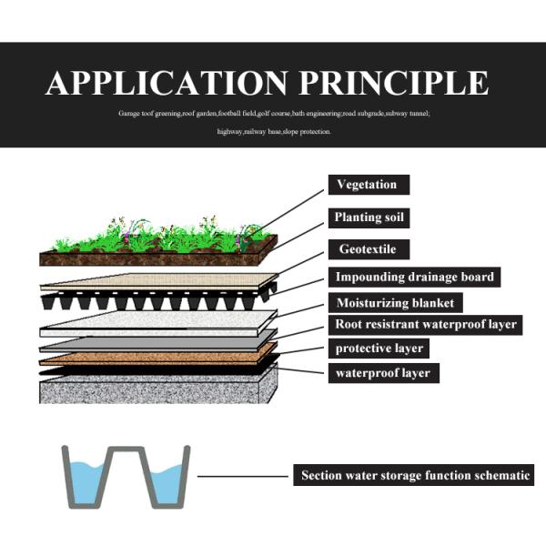Impounding Drainage Board for Park Construction in 's Water Conservancy Infrastructure