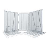 Barrière escamotable de porte de barrière en aluminium d'inondation