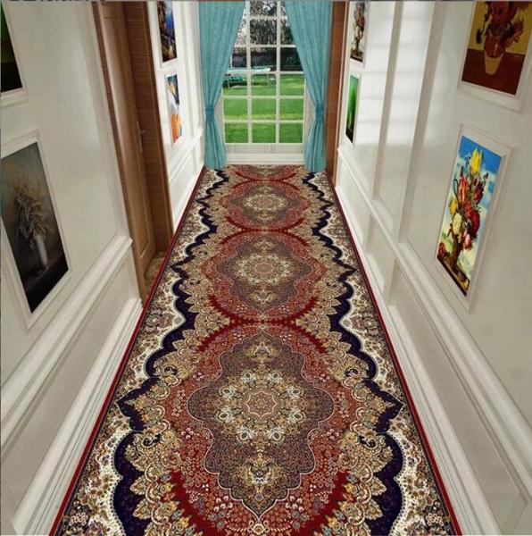 European Classical Style Large Commercial Floor Mat Hotel Entrance Corridor Stairway Mat