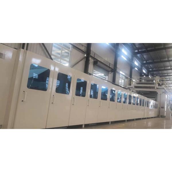 Dpack corrugator WJ250-2200 7 ply corrugated cardboard production line with fourplex pre-heater corrugating plant