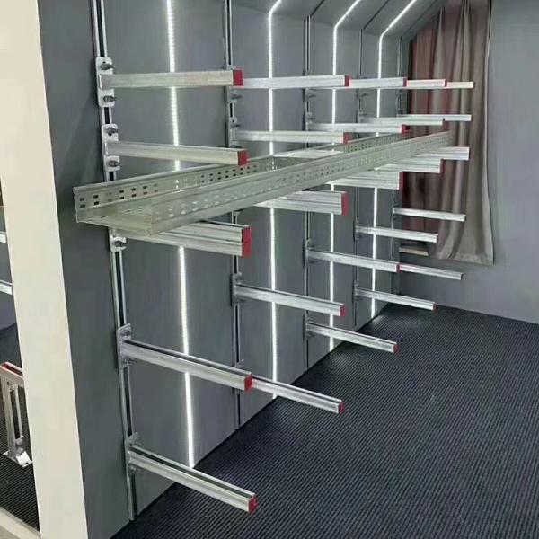 Depth 2 Inches To 8 Inches Metal Cable Tray With Cover For Wire Management cable support tray