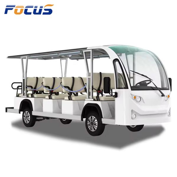 14 Passenger Battery Powered Sightseeing Car for Tourist Shuttle in Amusement Park