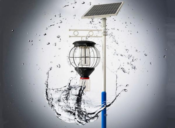 Solar Lantern Mosquito Killer Lamp Outdoor Courtyard Waterproof Orchard Insect Killer Farm Fly Killer With Pole
