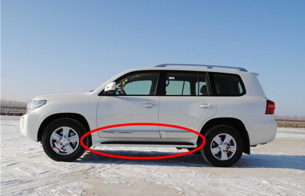 Peças sobressalentes de veículos Barras de passo laterais Para TOYOTA LC200 FJ200 2008 2012 2014