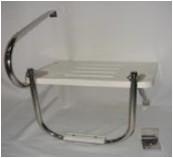 New Stainless Rails 3 Step Boat Outboard Swim Platform Ladder Telescoping Ladder