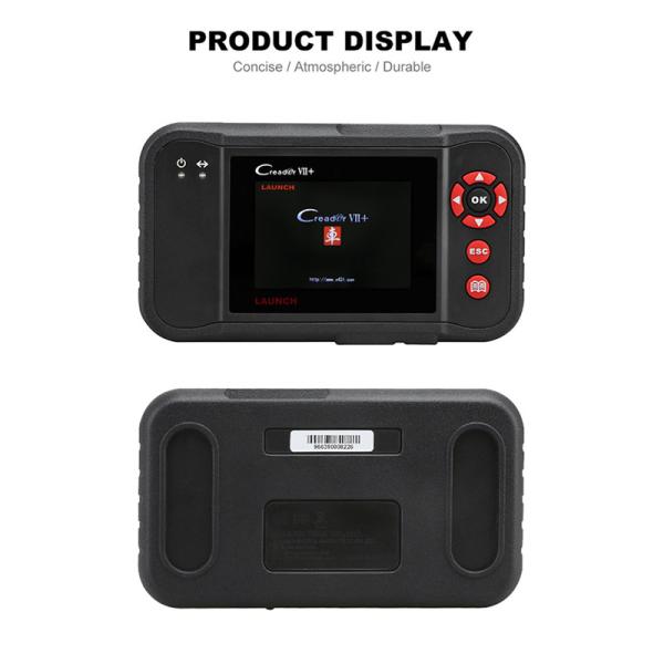 Launch X431 Creader VII+ ( CRP123) Auto Code Reader EOBD OBD2 Scanner Scan Tool Testing Engine/Transmission/ABS/ Airbag