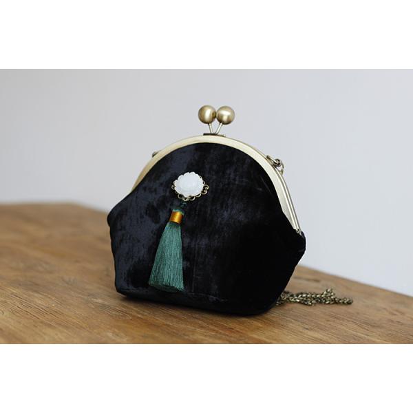 Accessories, Vintage Handbag, Velvet Handbag, Vintage Purse, Victorian, Victorian Purse, Black Velvet Bag, Ladies Purse,