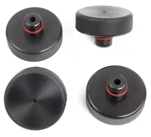 ISO9001 Certified Black Rubber Car Jacking Pad with Shock Absorber and Car Paint Protection