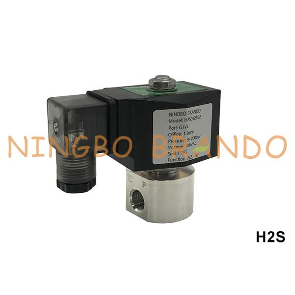 200 бар высокое давление стального соленоидного клапана 1/8 1/4 12V 24V 110V 220V