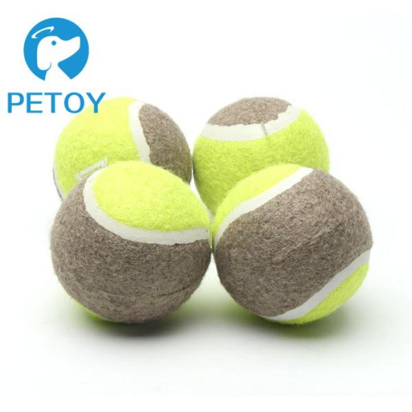 Outdoor Pet Training Durable Pet Toys / Large Tennis Balls For Dogs