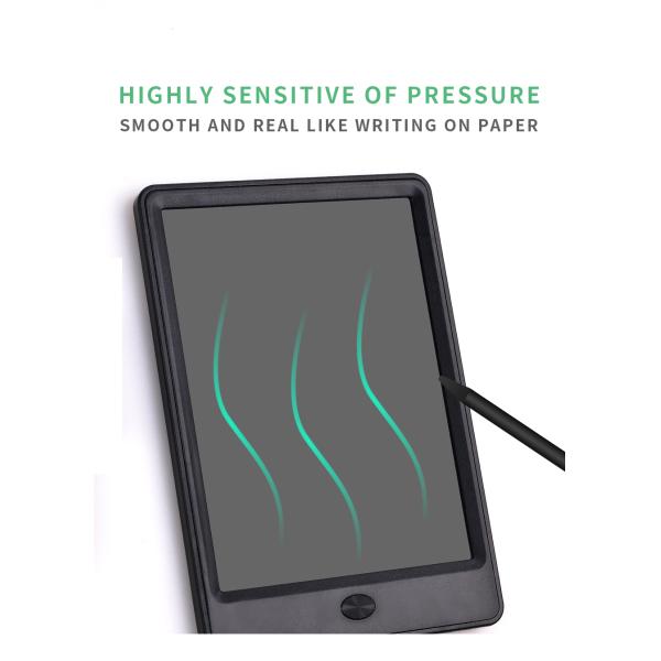 Waterproof Erasable Black LCD Writing Board Drawing Pad 7 Inch