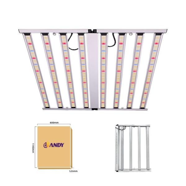 Lumières de croissance LED pliables à spectre complet de 800 W Dimmable Les puces Samsung LM301b LM301H LM281B