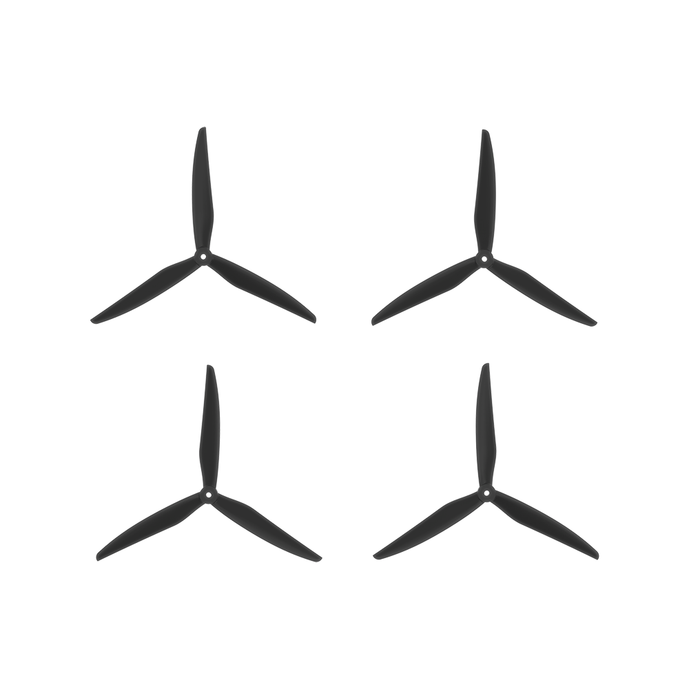 Hot Gemfan 1050 10 Inch 3-Blade Propeller Black Glass Fiber Nylon Macroquad For Longrange Diy Drone 1cw+1ccw Accessories Parts