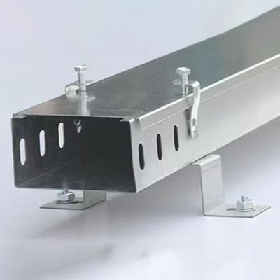 Weatherproof Coating Adjustable Width Cable Tray  Depth Of 2 Inches To 8 Inches Length Of 6 Feet To 10 Feet