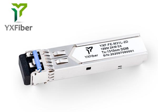 módulo do transceptor do LC DDM 155M SFP Mutimode do duplex 1310nm de 2km