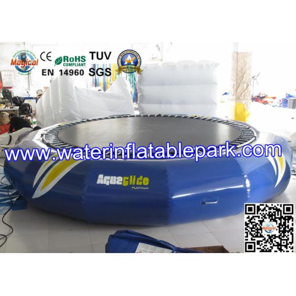 Exciting Inflatable Water Trampoline  , Inflatable Water Park For Lake