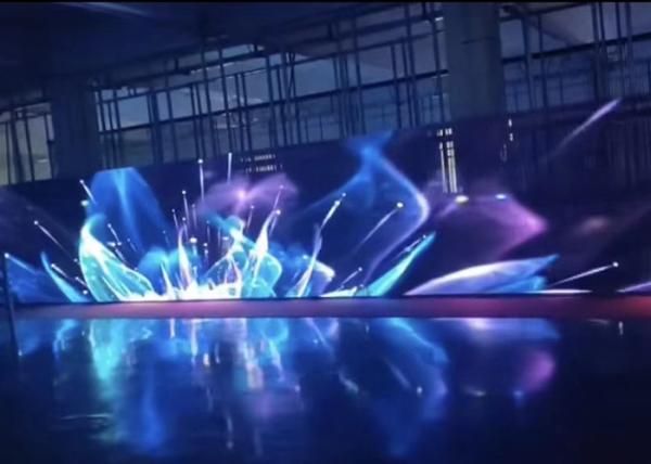 60 Transparent Rgb Glass Window LED Display 1200cd for building wall