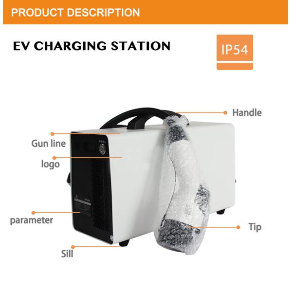 CE High Level CCS 1 CCS2 Portable DC EV Charger 30KW Movable Smart On Board