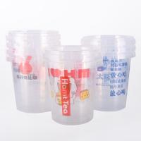 Extraer vasos desechables de plástico ecológicos de frutas 5000pcs para personalizado