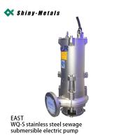 East Wq-S bomba eléctrica sumergible de aguas residuales de acero inoxidable
