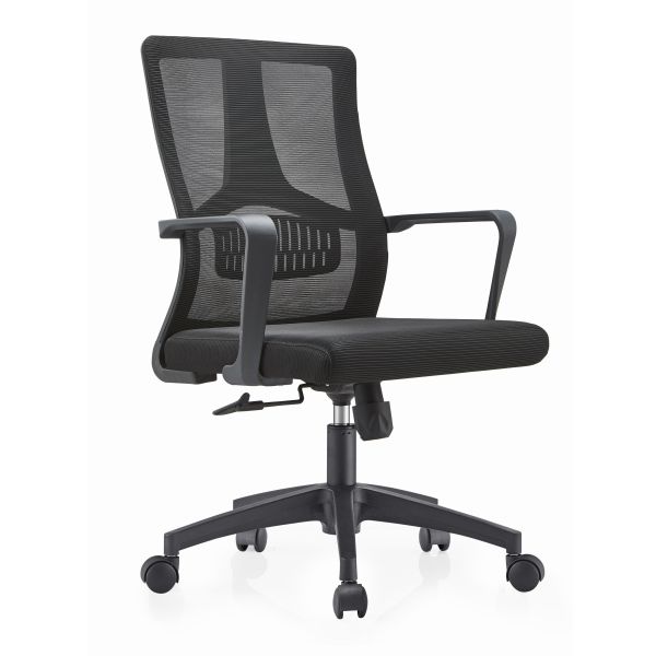 Visitor Gaming Office Mesh Chair Low Back With 1.2mm Chrome Leg