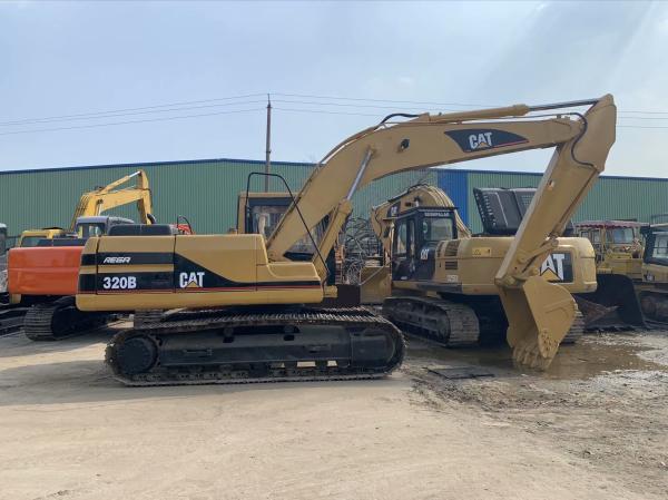 High Strength 320B Used CAT Excavator Safety Operation 20 Tons Excavator