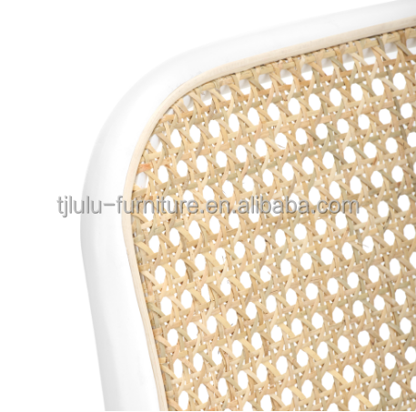 Muebles comerciales Taburete de escritorio de madera con marco natural y sin diseño plegado