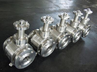 Metal Seated Floating Ball Valve , Forged Steel Ball Valve Inch 1/2 - 12