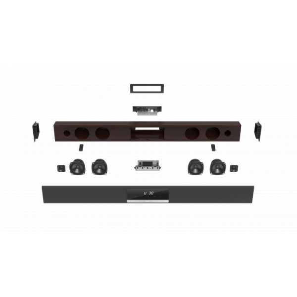 12 Inch Wireless Speaker With Microphone 120W RMS Home Theater Karaoke Soundbar