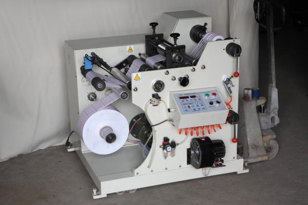 Self Adhesive Paper Roll Slitter Rewinder With 8 Sets Slitting Knife