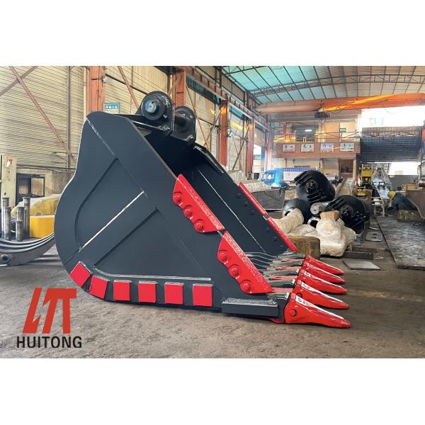 NM360 04cbm To 8.7cbm Excavator Rock Bucket Wear Resistance