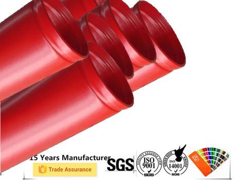 Fire Steel Pipe Decorative Powder Coating Linear Phenolic Epoxy Resin Material