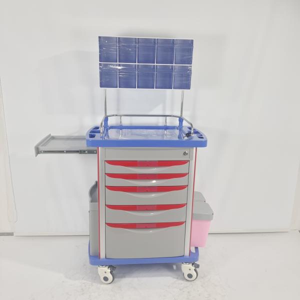 Medication Trolley Hospital Medical ABS Anesthesia Trolley Cart
