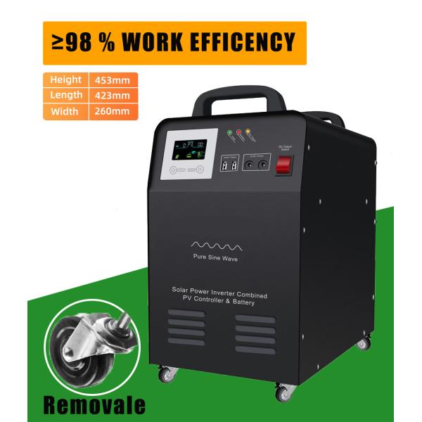 12VDC оф-грит солнечный инвертор с батареей 300W-2000W Солнечная электростанция
