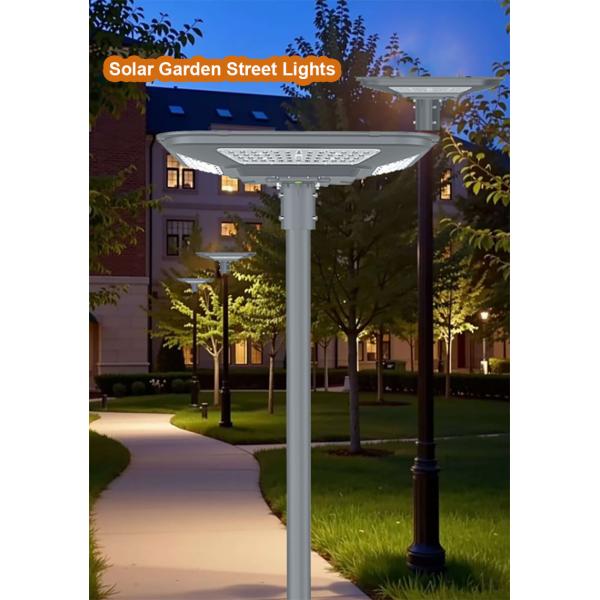 Easy Installation Residential Solar Garden Lamp With LiFePo4 Battery for Communities and Villas